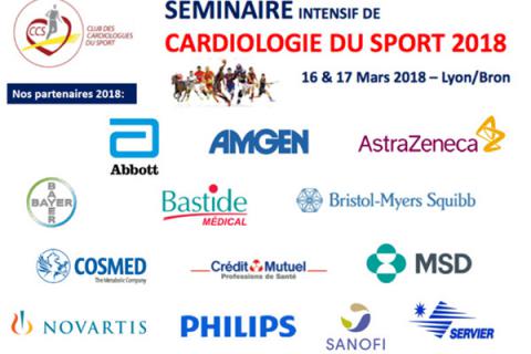  6e SÉMINAIRE INTENSIF DE CARDIOLOGIE DU SPORT 2018