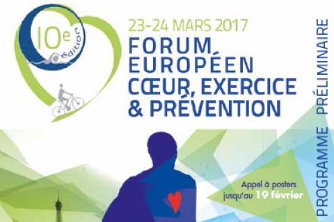  10e FORUM EUROPÉEN CŒUR EXERCICE PRÉVENTION 