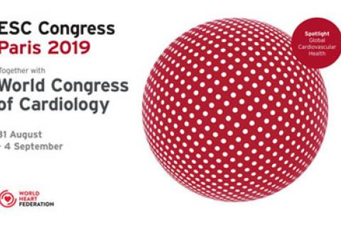  CONGRÈS ESC DE CARDIOLOGIE AU PARC DES EXPOSITIONS - PARIS 2019 
