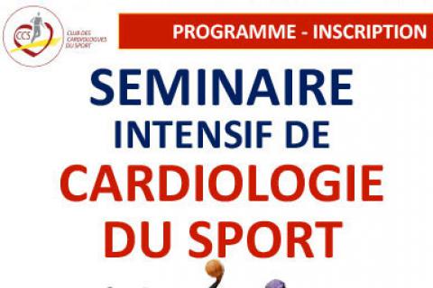  6e SÉMINAIRE INTENSIF DE CARDIOLOGIE DU SPORT 2018